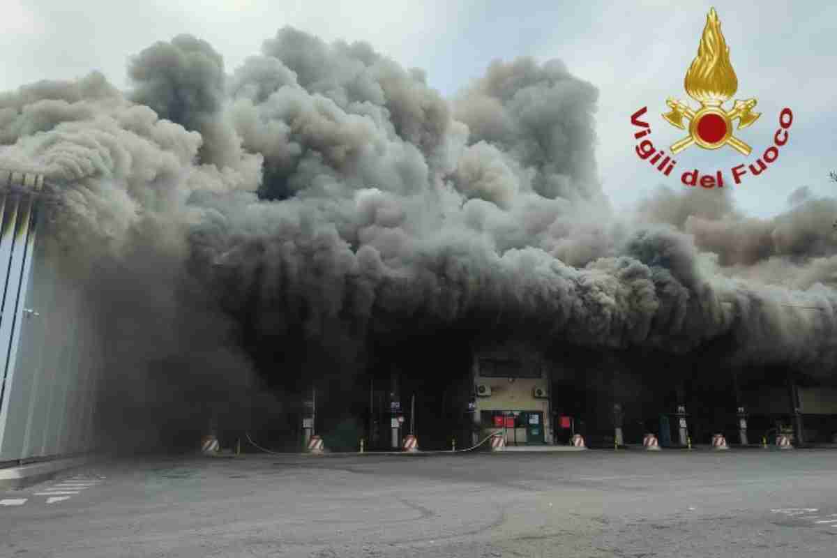 incendio malagrotta © il corriere della città